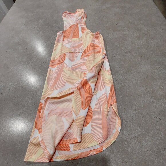 JOE FRESH "Boyfriend" Women's Orange Graphic Print Sleeveless Tank/Tunic - Med - Picture 5 of 10